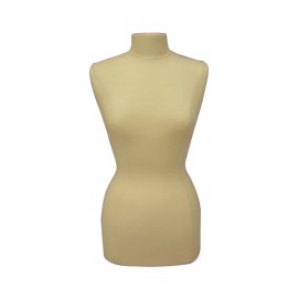 American Dress Forms Female Dress Form Pinnable Foam Mannequin Torso Size 6-8 with Black Metal Base