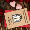BFFPOSI Happy Anniversary Card For Him Her, Cute Penguin Valentines