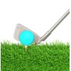 NAVIKA Plain Teal, White & Neon Pink Golf Ball Set