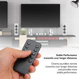 Soundbar Remote Control, Sensitive Buttons, Universal Remote Control Replacement for SB400 SB200 Cinema Speaker Soundbar System