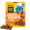 Blue Dog Bakery Natural Dog Treats, Doggie Paws, Peanut Butter