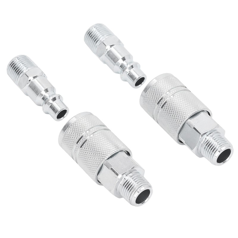 Air Hose Fittings 2 External Connection 2 External Plug 3/8