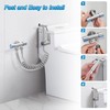 Mogokoyo Bidet Handbrause Set Silber Bad Bidet Aufsatz mit Waschen