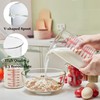 High Borosilicate Glass Measuring Cup-V-Shaped Spout,1000ml(32OZ) Glass Measuring Beaker for