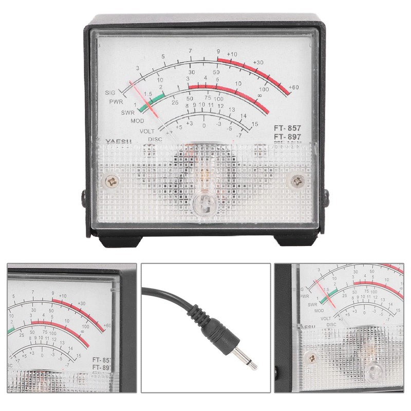 SWR Meter Power Detector with Pointer Stand Wave Ratio Meter