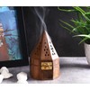 Yajna Traditional-Handmade Incense-Stick-and-Cones-Holder Incense-Burner-ash-Catcher-Stand (Octa Temple)