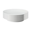 Denby - Classic White Porcelain Dinner Plates Set of 6