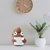GUYOMM Positive Poo Gifts with Key Chain Funny Knitted Poo