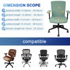 Tallew 4 Pcs Office Chair Covers Set Computer Universal Protective
