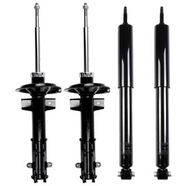 4Pcs Front + Rear Shocks Set for Mustang - INEEDUP Shock Absorber Kit for 2005 2006 2007 2008 2009 2010 for Ford Mustang Bare Struts Amortiguadores