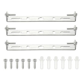 sourcing map Set of 3 Ceiling Light Panels 130 x 19 x 15 mm Lighting Bracket for Chandeliers in the Home Office