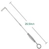 Quantfire 26.5" BBQ Ash Tool Poker Rake, Charcoal and Grill