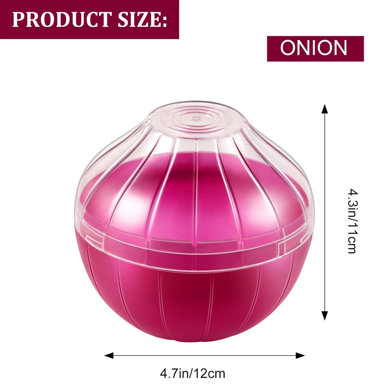 Onion Storage Containers, Reusable Onion Keeper for Refrigerator, Individual Onion