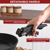 AUROAY Removable Cookware Replacement Handle, Heat Resistant Replacement Handle for