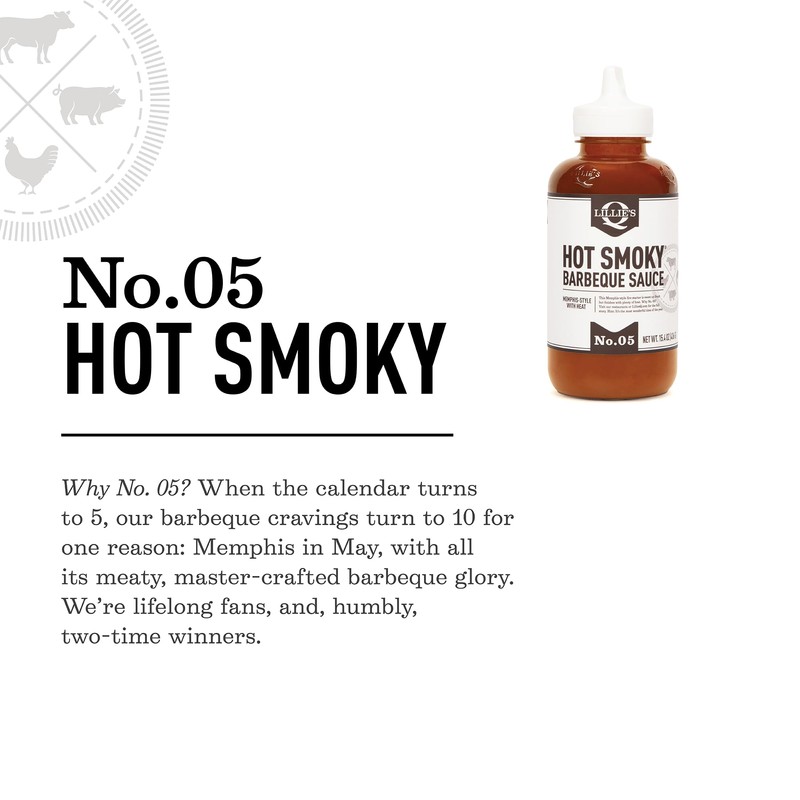 Lillie's Q - Hot Smoky BBQ Sauce, Gluten-Free, Non-GMO, No