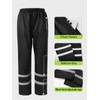 SaphiRose Men's Rain Suit High Visibility Reflective Work Rain Jacket