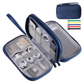 OrgaWise Electronic Organizer Small Electronic Accessories Travel Waterproof Cable Pouch for USB, Charger, Hard Drive, Earphone, Fits Travel, Home