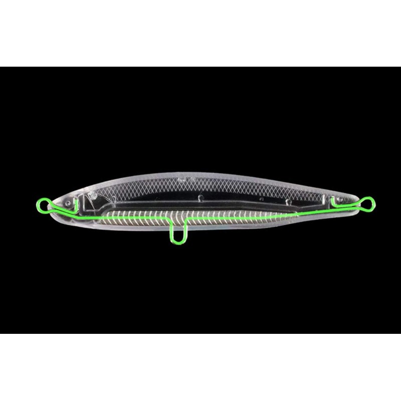JACKALL Big Backer Fall Trick Super Sagoshi Silver 4.0 inches