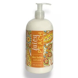 Greenwich Bay JUICY PEACH Scented Lotion with Shea Butter - Luxury Spa Botanical Collection - Beautiful Packaging - 16 Ounce Bottle