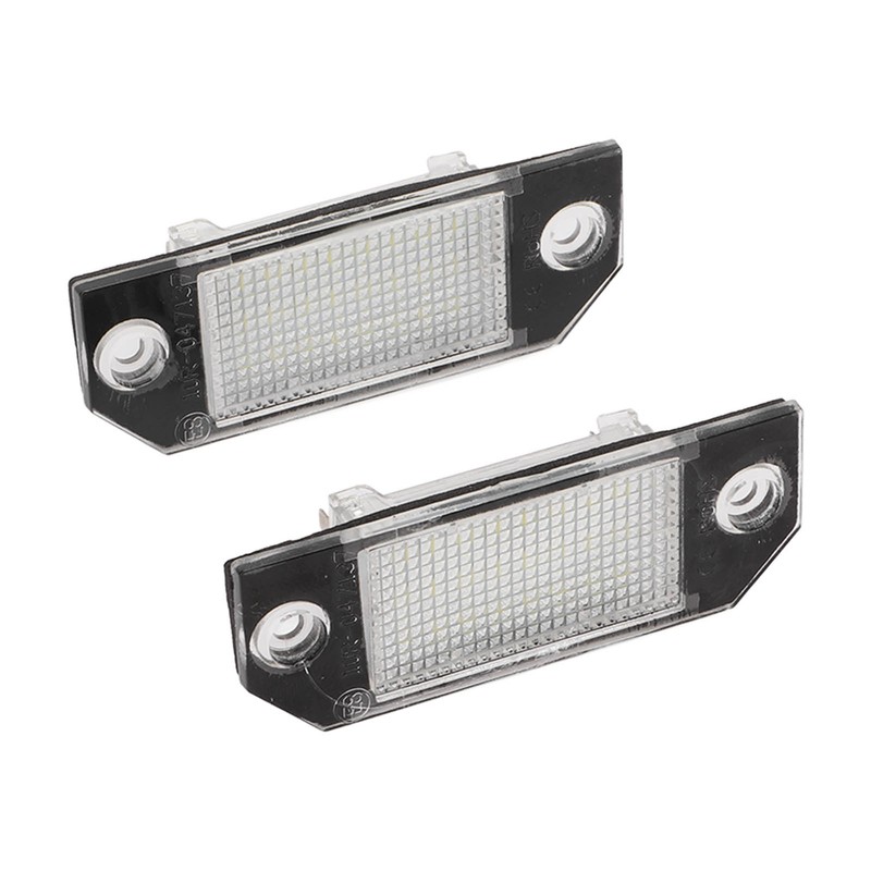 Pair LED Licence Plate Light Anti Rear End Collision Replacement