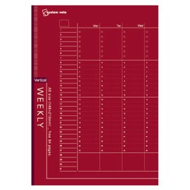Raymei Fujii NT227 System Notebook, Free Weekly Schedule, Vertical Formula