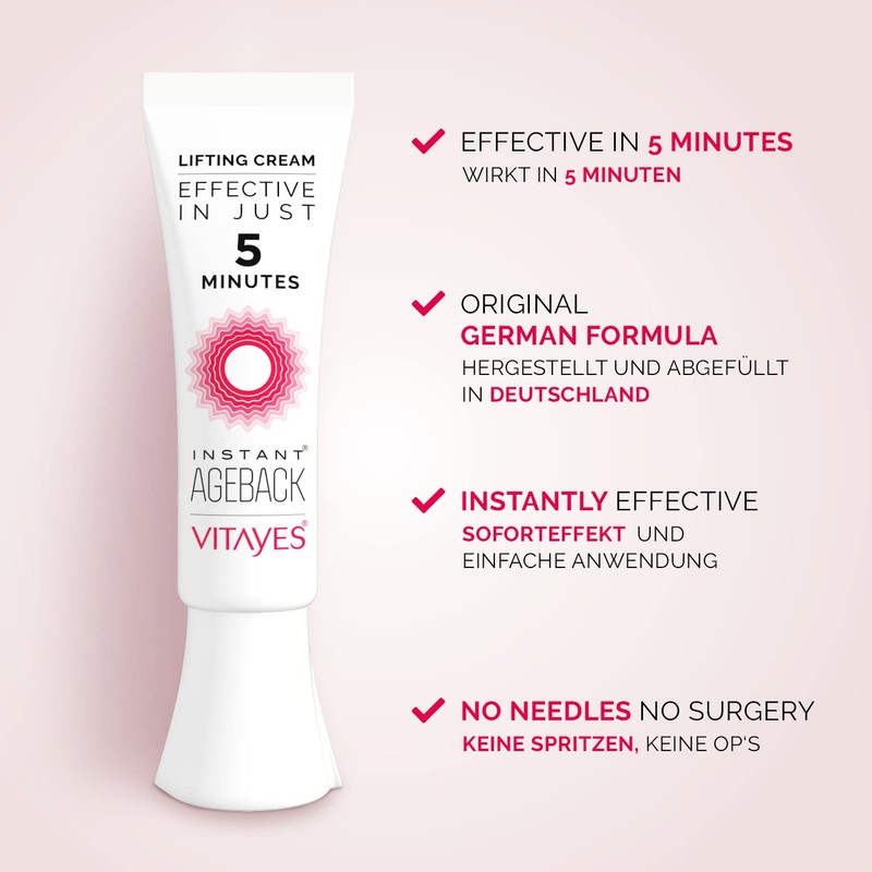 - Instant Ageback (7ml) Lifting Cream For Wrinkles, Bags And