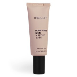Inglot Pore Free Skin Makeup Base, Reduces the Visibility of Pores, Velvety Smooth Complexion, Extends the Durability of Makeup, Moisturises, Prevents Skin Shine, Smoothing, 20 ml