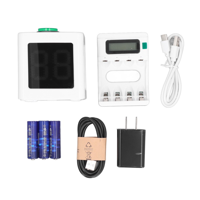 Poker Shot Clock Seconds Countdown Rechargeable 1.4in 4 Sides Cube