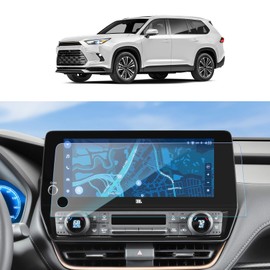 SKTU 2024 2025 Grand Highlander Accessories Screen Protector 12.3 Inch for 2024 2025 Toyota Grand Highlander/Grand Highlander Hybrid Tempered Glass HD