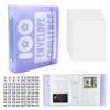 100 Envelopes Money Saving Challenge, Saving Challenge Binder,PortableEnvelopes Challenge Binder