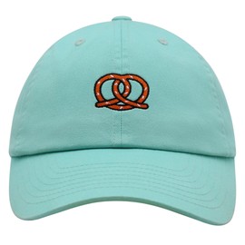 JPAK Pretzel Premium Dad Hat Embroidered Cotton Baseball Cap Snack Mint