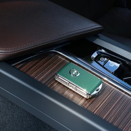 Car Key Fob Cover for Volvo XC90, XC60, XC40, S60, S90, V90, Zinc Alloy Frame Leather Surface