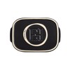 Emile Henry, Black Cheese Storage Box/Serving Platter, 12 x 8