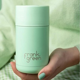 Frank Green 12oz Ceramic Insulated Tumbler – Stylish, Eco-Friendly Design for Hot and Cold Drinks Anywhere - Color: Mint Gelato