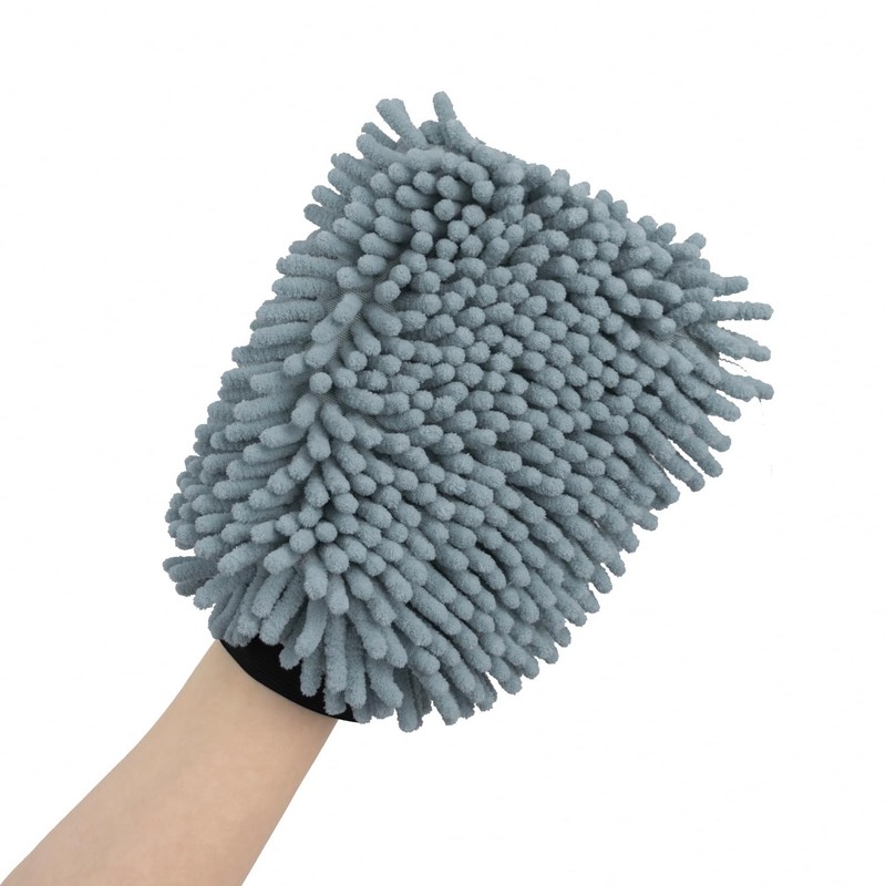 JVL Microfibre Cleaning Hand Mitt, Reusable Dusting & Polishing Glove
