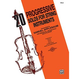 20 Progressive Solos for String Instruments: Viola