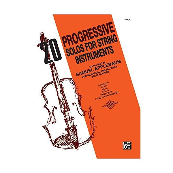 20 Progressive Solos for String Instruments: Viola
