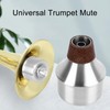Mini Trumpet Practice Mute Aluminum Alloy Trumpet Mute Silencer for