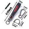TVKJHG Genuine Leather Car Keychain for Dodge RAM 1500 Key