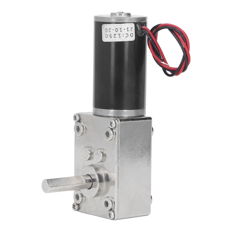 DC Geared Motor Small 18W Large Torsion Reversible Turbine Worm