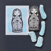 Falling in Art Soft Linoleum Carving Block, Linocut Block for