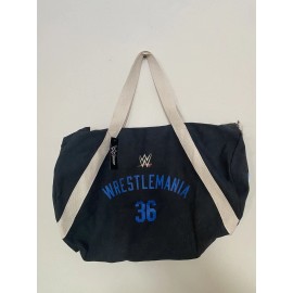Unbranded WWE Wrestlemania 36 Promo Wrestling Duffle Bag Gear Bag 2022 NWT *Rare Error Bag
