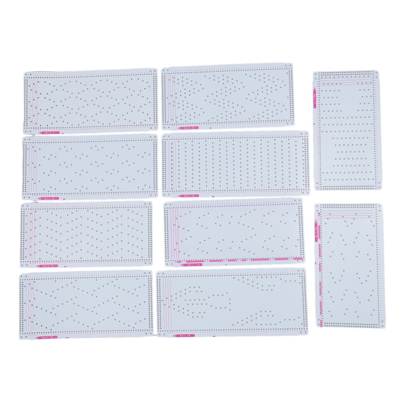 10pcs Knitting Machine Punch Card for Silver Reed Knitting Machine