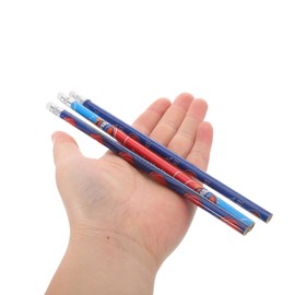 STOBOK 12pcs Sports Theme Pencils with Eraser Basketball Print Wood Pencils for Kids Hb Drawing Writing Pencils for Students Teachers