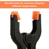 CYEER 60 Pcs Nylon Spring Clamps, 2 Size Heavy Duty