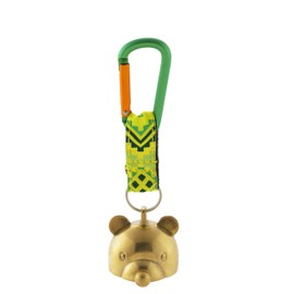 BOHKEN CLUB AY-25 Kumabel Silencing Kokuma Chan Bell, Small, Aluminum