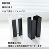Wowfill Magnetic Tissue Case, Paper Holder, Black Separation, Adjustable Width,