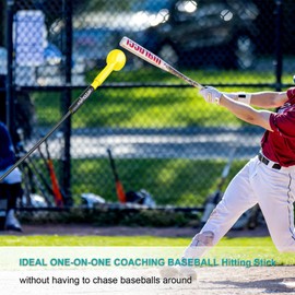 Asyxstar Baseball Hitting Trainer,Baseball Training Equipment, Baseball Batting Practice Equipment Baseball and Softball Hitting Stick