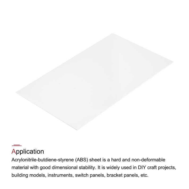 QUARKZMAN ABS Plastic Panel 10 Inches x 6 Inches x
