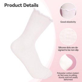 3 Pairs Grip Socks Women,Grippy Yoga Pilates Socks, Reformer Non Slip Pilates Equipment Home, Sticky Pilates Accessories/Essential Kit